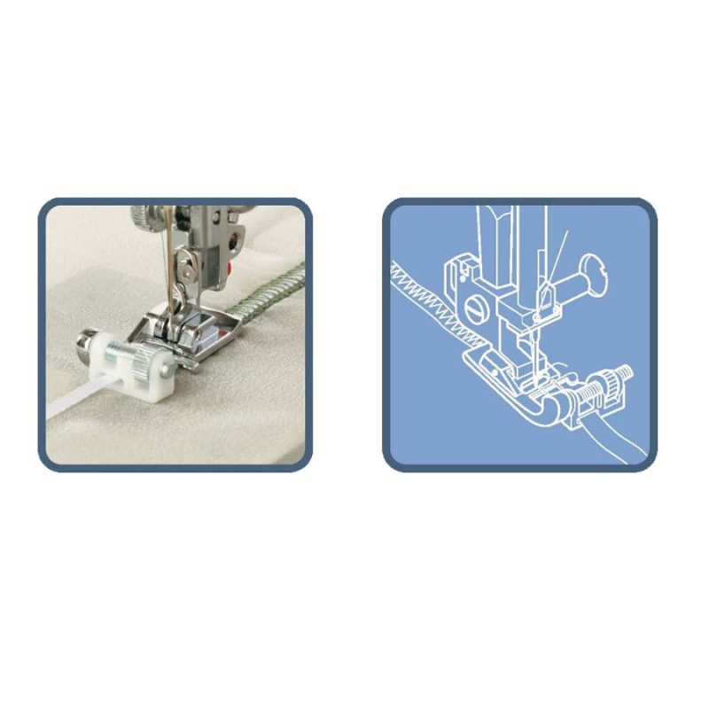 Usha Ribbon/Sequin Foot For Sewing Machine USHA Sew