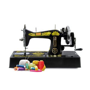 Black Usha Bandhan Straight Stitch Composite Sewing Machine 