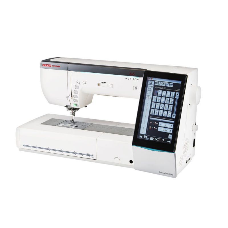 Usha Janome Memory Craft 15000 with Digitizer MBX Hitech Sewing & Embroidery Machine with wi