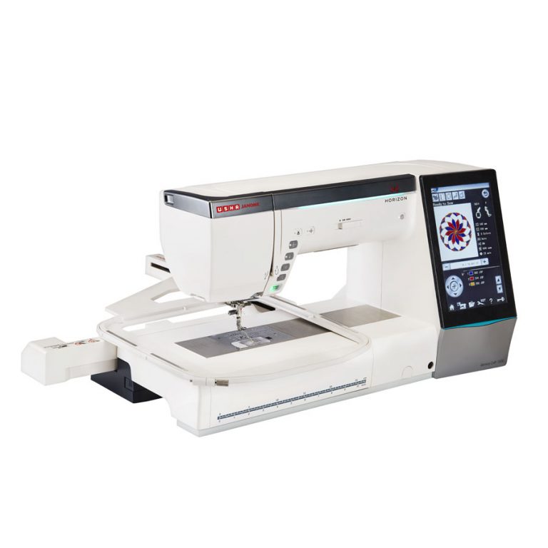 Usha Janome Memory Craft 15000 with Digitizer MBX Hitech Sewing & Embroidery Machine with wi