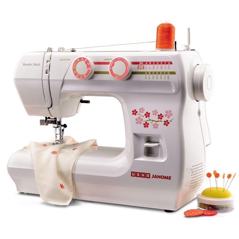 Usha Janome Wonder Stitch | Automatic Zig Zag | Sewing Machine - USHA Sew