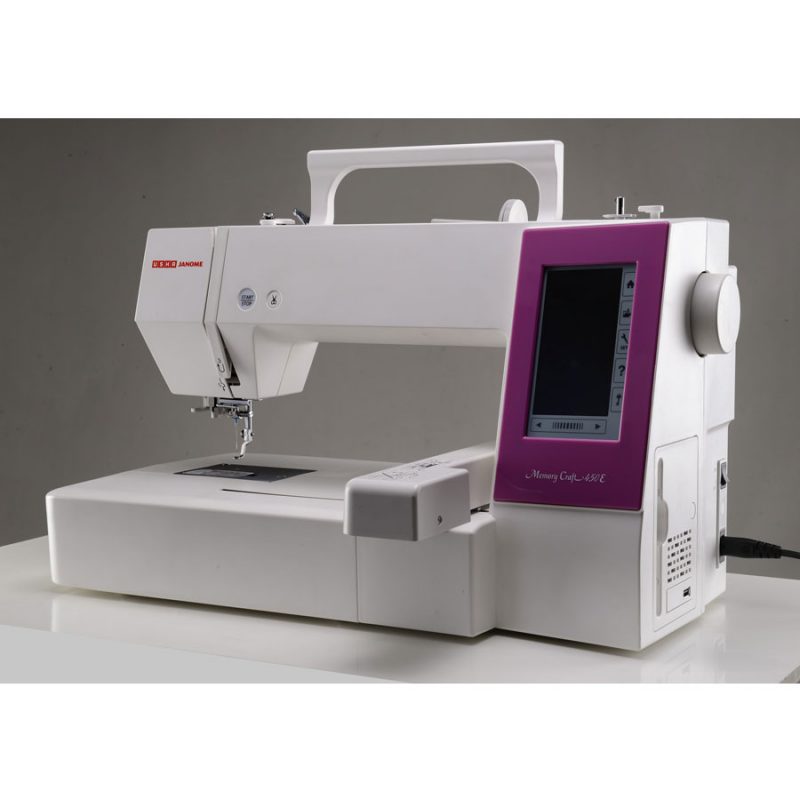 "Usha Janome Memory Craft 450E with Digitizer Jr Computerised