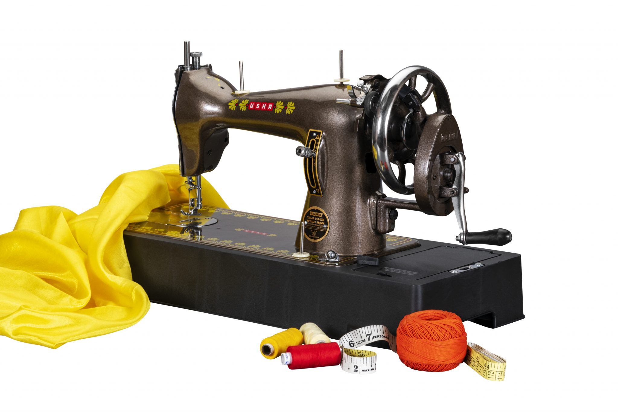 Tailor DLX Metallic Brown Composite Hand Operated USHA